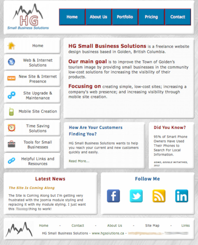 First HG Solutions site